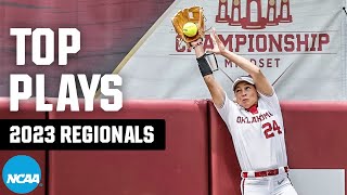 Top defensive plays from 2023 NCAA softball regionals [upl. by Alaric]