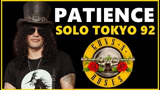 Guns N Roses  Patience  Live in Tokyo 1992 Guitar Solo [upl. by Leahcimrej994]