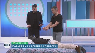 Posturas para dormir bien mejor solos de lado y con una almohada no muy alta [upl. by Boarer909]