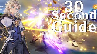 30 Second Guide To Albedo Genshin Impact [upl. by Hersch]