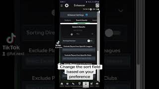 FC25 Sort transfer market results by Price  FC Enhancer fcenhancer eafc25 futnext eafc fc25 [upl. by Marchese]