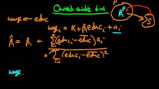 Omitted variable bias  proof part 1 [upl. by Green]