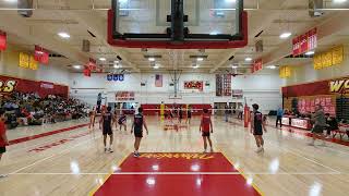 Beckman HS vs Woodbridge HS  Varsity Boys Volleyball  Pacific Coast League  20240327 [upl. by Marjie516]