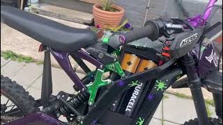 Surron 72v walk round torpmotors ebike bikelife surron [upl. by Otsirave765]