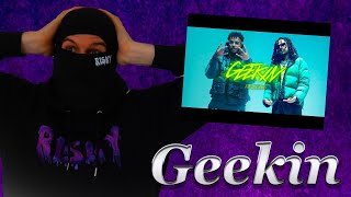 Nafe Smallz  GEEKIN ft AJ Tracey Official Music Video REACTION [upl. by Chang]