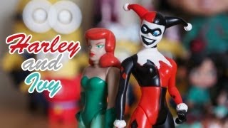 Poison Ivy amp Harley Quinn  Batman The Animated Series Kenner Action Figures [upl. by Dazhahs]