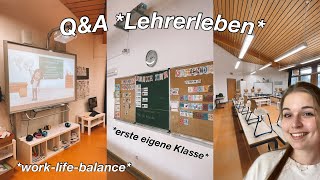 ENDLICH LEHRERIN 👩🏽‍🏫  die Zeit nach dem Referendariat  QampA  Vivien Rose [upl. by Modestia]