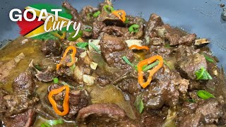 GUYANESE STYLE GOAT CURRY Episode 522 viralvideo goatcurry guyana [upl. by Reeta]