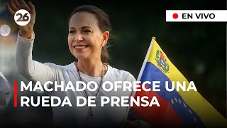 🔴 EN VIVO  VENEZUELA  María Corina Machado convoca a una rueda de prensa antes del mitin final [upl. by Raclima246]