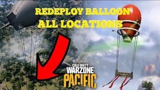 NEW Warzone Redeploy Balloons All Locations [upl. by Stich]