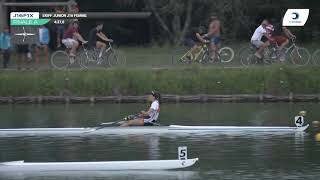 Championnat de France J16 Bateaux longs Libourne 2019  Finale du skiff femmesJ16F1X [upl. by Nat]