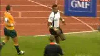 2006 IRB Paris Sevens Australia Vs Fiji  Naqelevuki [upl. by Nitnerb]