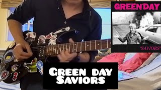 Green Day  Saviors guitar cover [upl. by Marpet301]