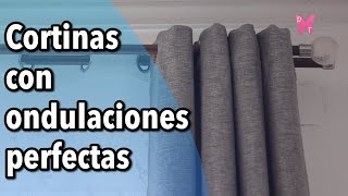 Cortinas y visillos con ondas perfectas [upl. by Drofniw]