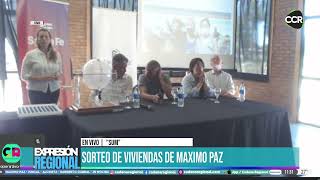 Sorteo de viviendas en Maximo Paz  SUM Predio del Ferrocarril [upl. by Angelique]