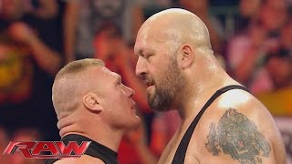 Relive the bonecrunching rivalry between Brock Lesnar and Big Show Raw Sept 28 2015 [upl. by Lennard246]