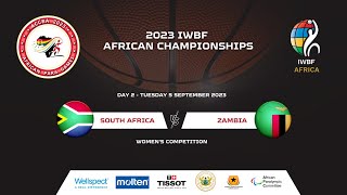 2023 African Para Games Day 2  South Africa v Zambia  Wheelchair Basketball Womens Competition [upl. by Devina]