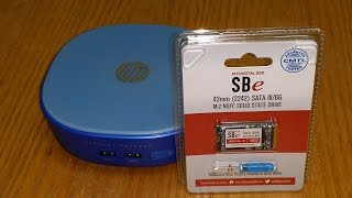 HP STREAM MINI 200010  SYSTEM UPGRADE SSD [upl. by Stillas]