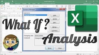 Excel WhatIf Analysis with Scenario Manager and Goal Seek [upl. by Galan]