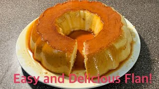 Easy To Make Flan  Flan Recipe [upl. by Teodoor156]