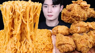 로제 불닭볶음면 황금올리브 치킨 먹방ASMR MUKBANG SPICY FIRE NOODLES amp FRIED CHICKEN ラーメン チキン eating sounds [upl. by Eetnwahs]