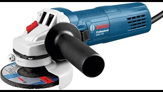 BOSCH GWS 750100  BOSCH GWS 900100  BOSCH ANGLE GRINDER 4quot MACHINE [upl. by Iemaj791]