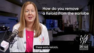 How Do You Remove A Keloid From Earlobe Best Keloid Removal 2021 [upl. by Ahseenal]