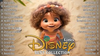 Walt Disney Songs Collection with Lyrics 2024 🛕 The Most Romantic Disney Songs  Disney Soundtracks [upl. by Yecnahc173]