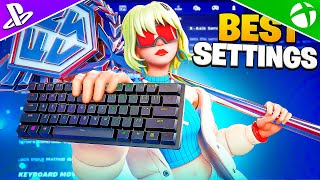 NEW Best Keyboard SETTINGS  Sensitivity In Chapter 5 Season 4 Fortnite Tutorial [upl. by Farrish]