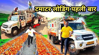 टमाटर लोडिंग पहली बार  Tamatar Loading Pehli Bar [upl. by Ahtan]