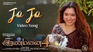 Jo Jo  Video Song  Aranmanai 4  SundarC  Tamannaah  Raashii Khanna  Hiphop Tamizha [upl. by Nobel390]