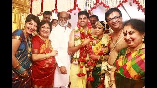 YGeeMahendras Son Harshavardhana Wedding Rajinikanth  Dhanush Anirudh  nba 24x7 [upl. by Aiahc]