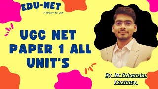 UGC NET Paper 1 Units [upl. by Enyaj]