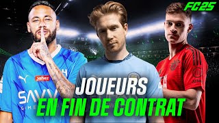 Les MEILLEURS JOUEURS en fin de CONTRAT sur FC25 [upl. by Suolevram42]