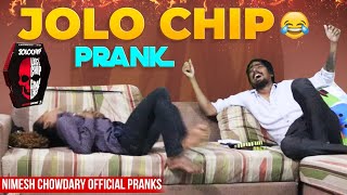 JOLO CHIP PRANK nimeshchowdarypranks nccomedykings jolochipprank jolochipchallange [upl. by Nyladnewg]