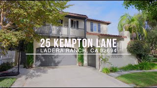 25 Kempton Ln Ladera Ranch CA 92694 [upl. by Furiya]