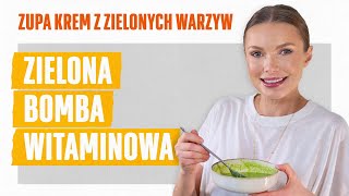 DIETETYCZNA ZUPA z zielonych warzyw z fetą i parmezanem [upl. by Inail]