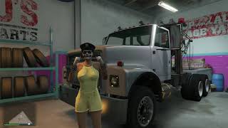 GTA V Salvage Yard Tow Truck Services Dinka Blista [upl. by Ecirahs]