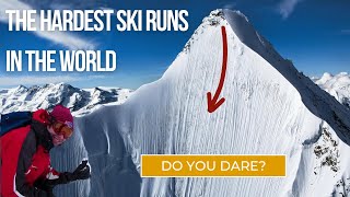 The HARDEST ski runs in the world  Ready to get SCARED [upl. by Giacamo]