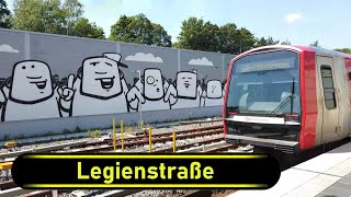 UBahn Station Legienstraße  Hamburg 🇩🇪  Walkthrough 🚶 [upl. by Venditti]