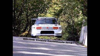 Crash and Action Hillclimb Cividale Castelmonte 2018 [upl. by Sennahoj421]