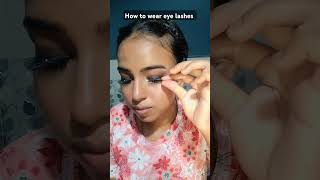 Eye lashes trick for beginners makeup artist hackseyelashes trendingshorts tutorialforbeginner [upl. by Buffum]