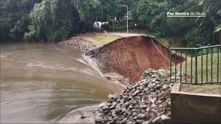 Barragem da Parque Lagoa do Nado se rompe em BH [upl. by Nairam]