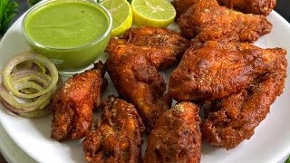 Chicken Wings Fry Recipe ❤️  Crispy Chicken Wings Fry Recipe ❤️ Chicken fry with green chutney [upl. by Elston559]