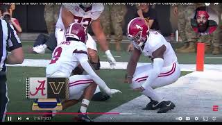 ALABAMA ROLL TEARS ROLL ALABAMA VS VANDERBILT REACTION [upl. by Hernandez]