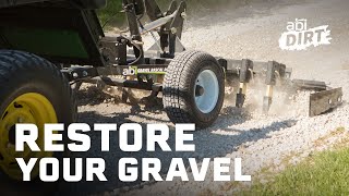 3 Steps to Restoring a Gravel Driveway  ABI Dirt [upl. by Moretta151]