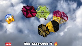 Nos Llevamos 9 🔥 Chichigua Lajiando Quemamos 3 😱Volando Chichigua Haciendo Guiso Papalote O Cometa [upl. by Hendrik]