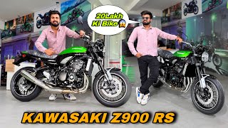 INDIAS MOST Expensive Z900 RS worth ₹20 Lacs  KAWASAKI Z900 RS Detailed Review  Exhaust Sound [upl. by Ramaj]