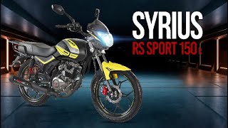 Syrius RS Sport 150R Amarillo [upl. by Enailil]