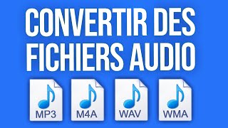 Comment Convertir un Fichier Audio dun format à un autre MP3 WAV M4A [upl. by Crabb]